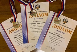 Три серебряных медали на Первенстве России по тхэквондо